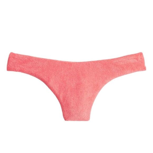 J Crew Curved Waist Bikini Bottom Size‎ 2X Coral - Picture 1 of 8